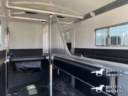 New 2026 4-STAR TRAILERS 2 Horse Straight Load Side Ramp Bumper Pull Horse Trailer