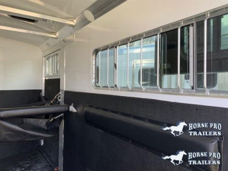 New 2026 4-STAR TRAILERS 2 Horse Straight Load Side Ramp Bumper Pull Horse Trailer