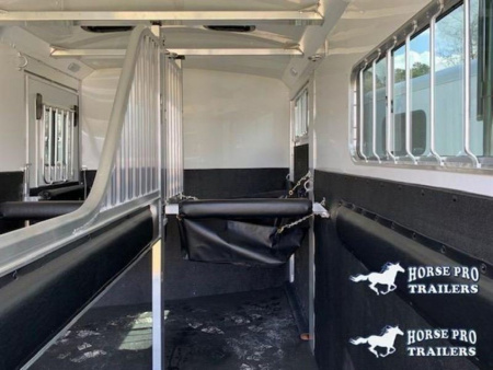 New 2026 4-STAR TRAILERS 2 Horse Straight Load Side Ramp Bumper Pull Horse Trailer