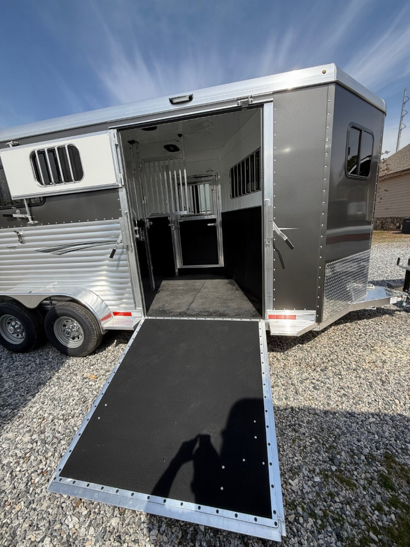 New 2025 ADAM Jubilee 2H ST Load w/Side ramp Horse Trailer