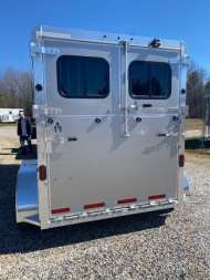 New 2024 ADAM 2 Horse Straightload JuLite Bumper Pull Horse Trailer