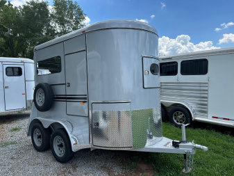 New 2026 Bee Wrangler 2 Horse Straight Load BP Horse Trailer