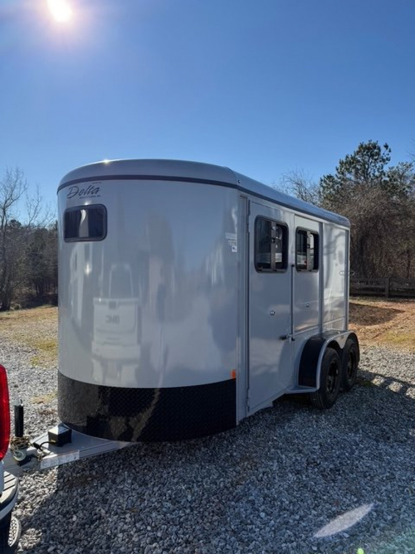 New 2025 DELTA TRAILERS 2 Horse Slant Load BP Horse Trailer