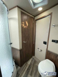 New 2023 Merhow Trailers 3 Horse 14' Living Quarters Slideout Horse Trailer