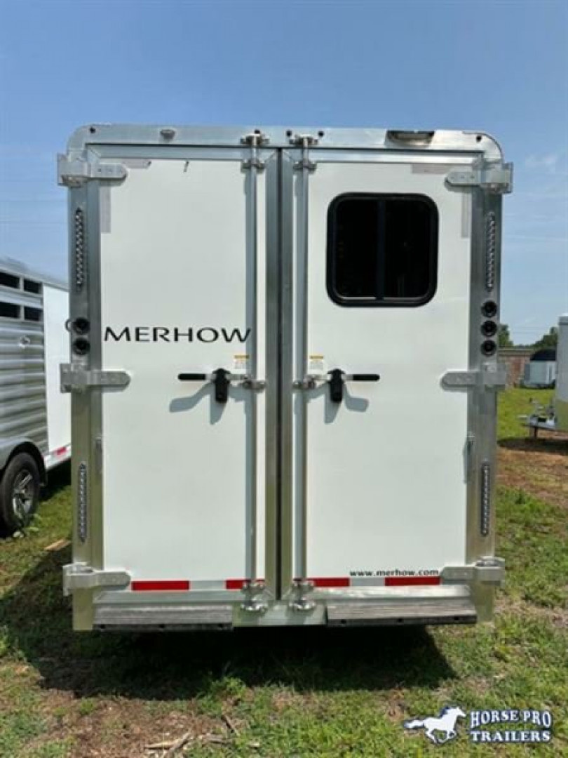 New 2023 Merhow Trailers 3 Horse Slant Gooseneck Next Gen Horse Trailer
