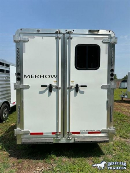 New 2023 Merhow Trailers 3 Horse Slant Gooseneck Next Gen Horse Trailer