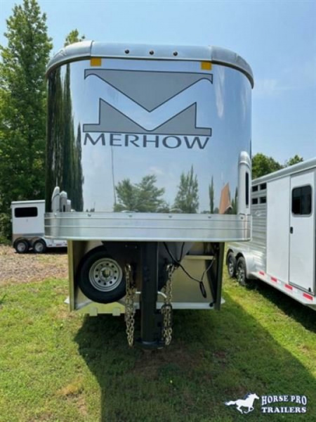 New 2023 Merhow Trailers 3 Horse Slant Gooseneck Next Gen Horse Trailer