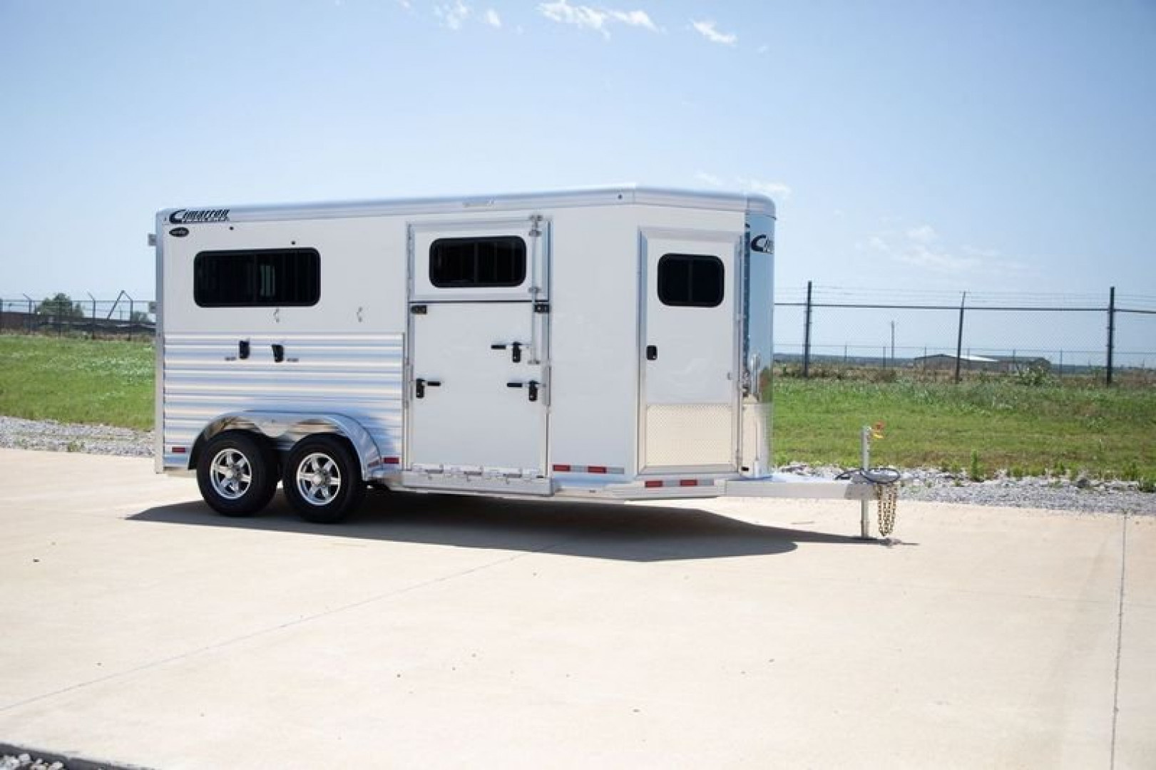 New 2027 Cimarron Trailers Norstar 2 Horse Side Ramp Horse Trailer