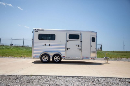 New 2027 Cimarron Trailers Norstar 2 Horse Side Ramp Horse Trailer