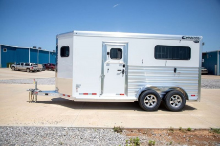 New 2027 Cimarron Trailers Norstar 2 Horse Side Ramp Horse Trailer
