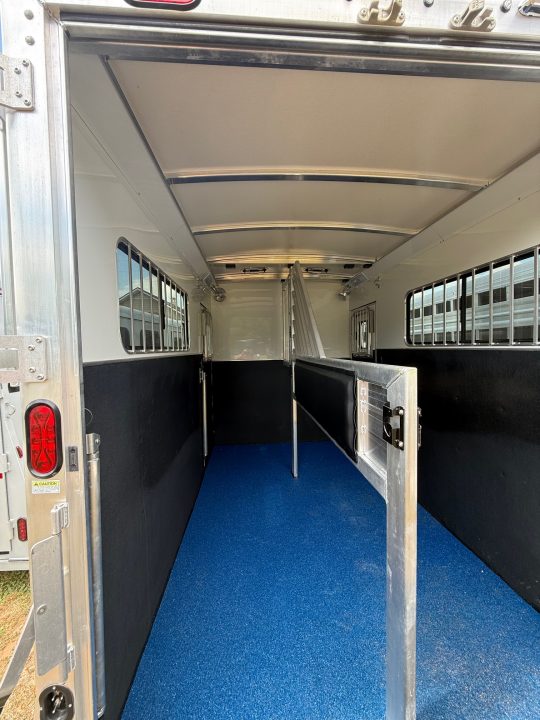 Consignment 2025 Cimarron Trailers Norstar 2 Horse Straightload Gooseneck w/WERM Horse Trailer