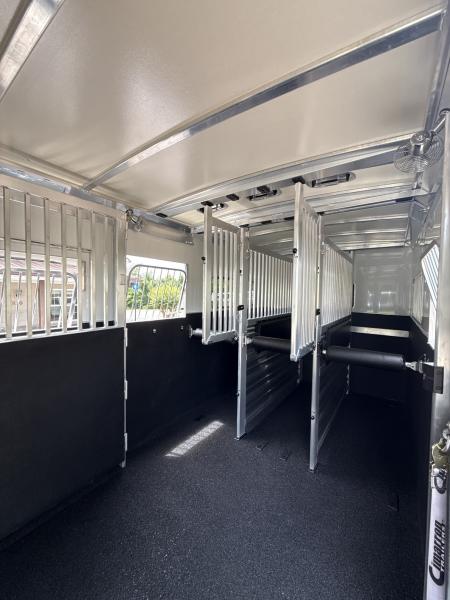 New 2027 Cimarron Trailers Norstar 6 Horse Head-To-Head +2 Horse Trailer