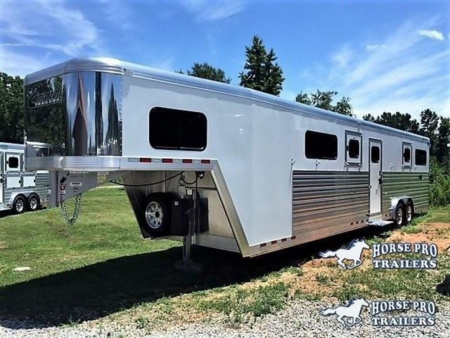 New 2027 Cimarron Trailers Norstar 6 Horse Head-To-Head Horse Trailer