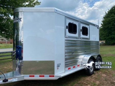 New 2026 Cimarron Trailers Norstar R.T.G. 2 Horse Slant Load BP 7'7 Tall Horse Trailer