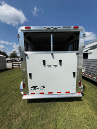 New 2026 4-Star Trailers 2 Horse Straight load Gooseneck Horse Trailer