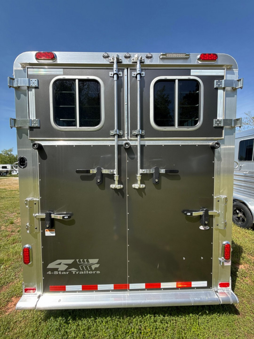 New 2025 4-STAR TRAILERS 2 Horse Straight Load Side Ramp Bumper Pull Horse Trailer