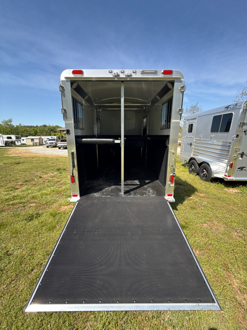 New 2025 4-STAR TRAILERS 2 Horse Straight Load Side Ramp Bumper Pull Horse Trailer
