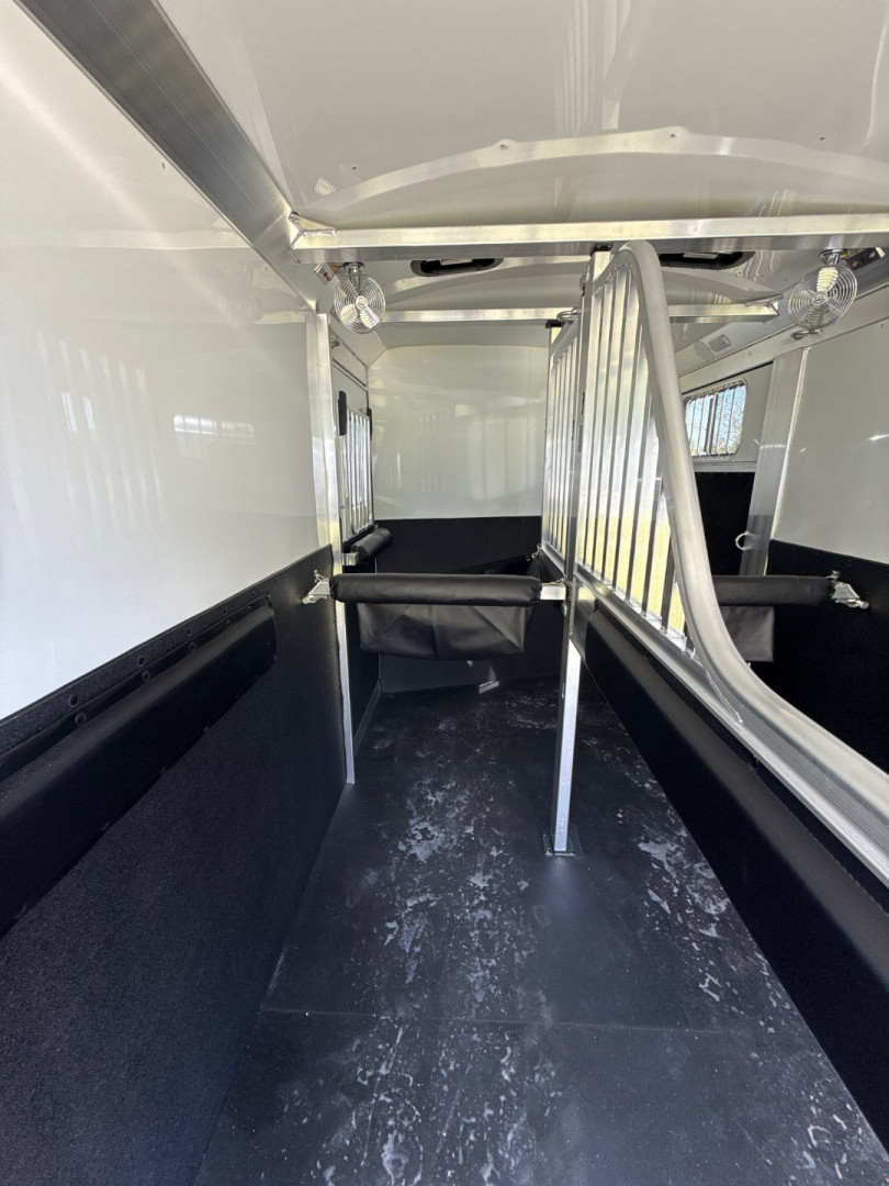 New 2025 4-STAR TRAILERS 2 Horse Straight Load Side Ramp Bumper Pull Horse Trailer
