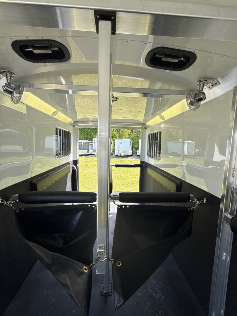 New 2025 4-STAR TRAILERS 2 Horse Straight Load Side Ramp Bumper Pull Horse Trailer