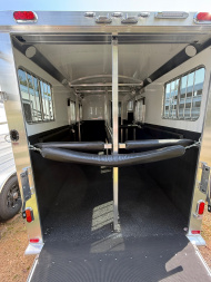 New 2026 4-Star Trailers Straight Load 2 Horse Side Ramp Gooseneck 6'10" width Horse Trailer