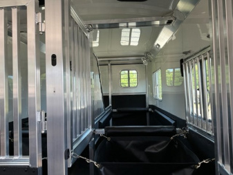 New 2025 4-Star Trailers 4 - Horse Head to Head 8' Tall Gooseneck Horse Trailer