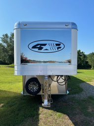 New 2025 4-Star Trailers 4 - Horse Head to Head 8' Tall Gooseneck Horse Trailer