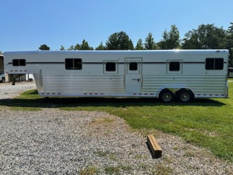 New 2025 4-Star Trailers 4 - Horse Head to Head 8' Tall Gooseneck Horse Trailer