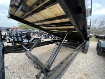 New 2025 East Texas Trailers - Drive Over Fender Power Tilt - 102 X 24 - Deckover Trailer