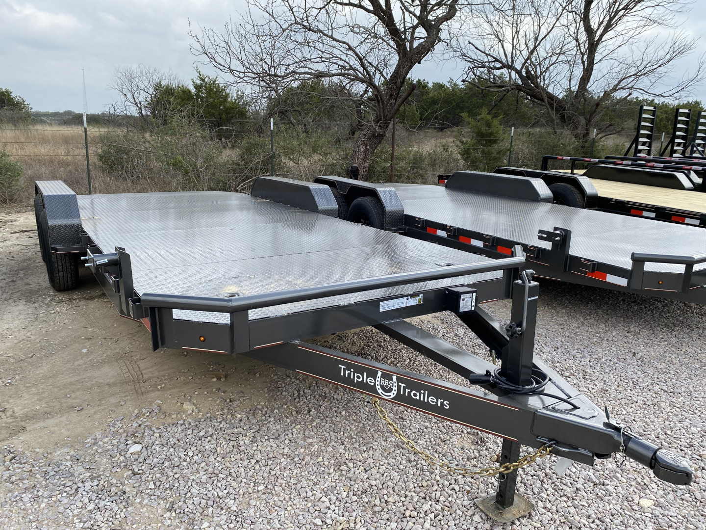 New 2025 Triple R - Car Hauler Equipment Trailer 83X20 - Steel Floor Car Hauler