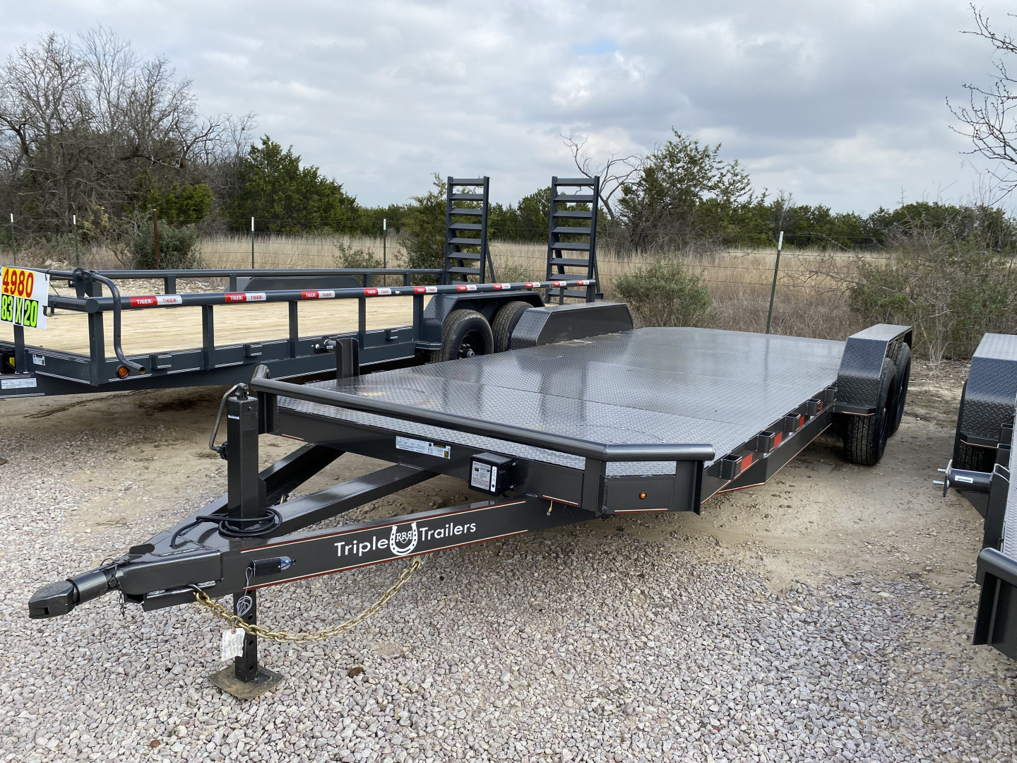 New 2025 Triple R - Car Hauler Equipment Trailer 83X20 - Steel Floor Car Hauler