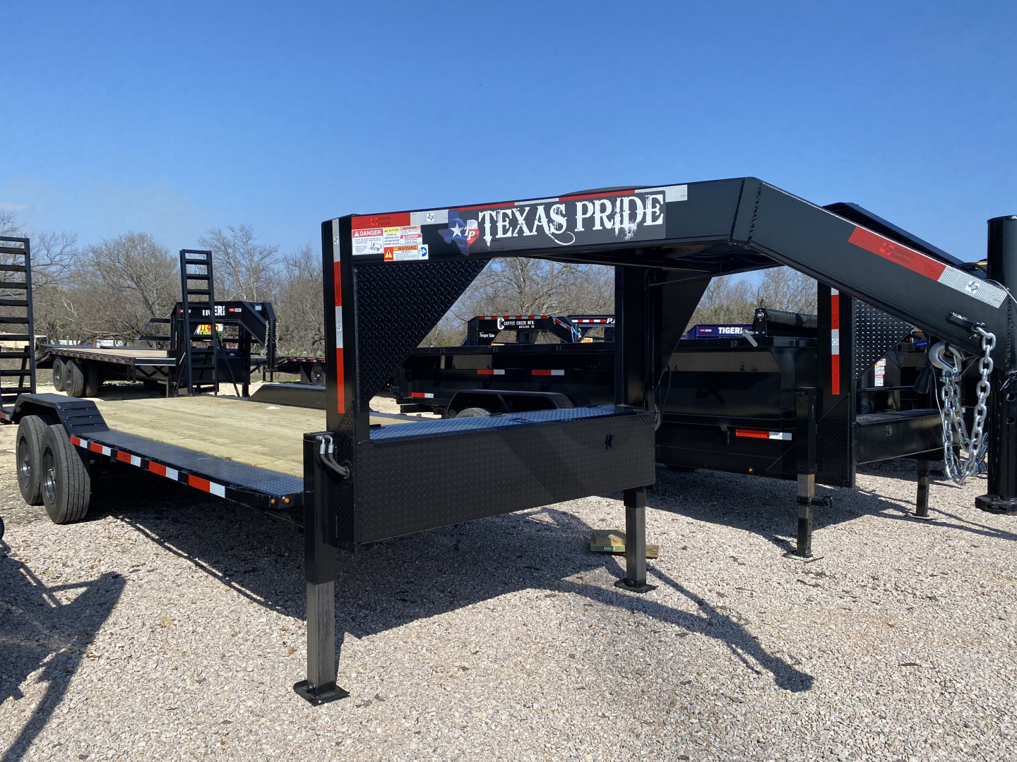 New 2025 Texas Pride Trailers Wood Deck Trailer - 102x22 Tilt Trailer
