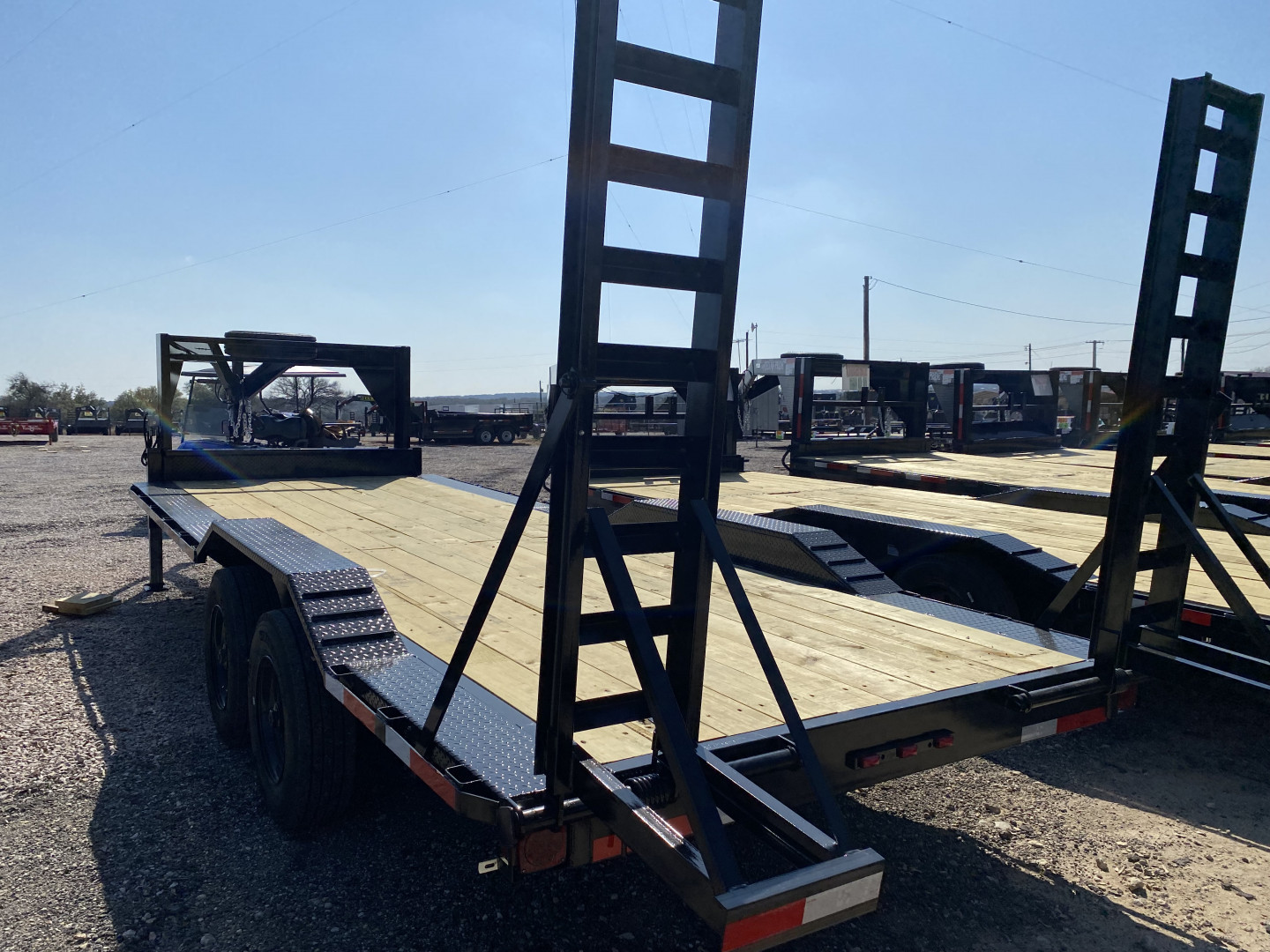 New 2025 Texas Pride Trailers Wood Deck Trailer - 102x22 Tilt Trailer