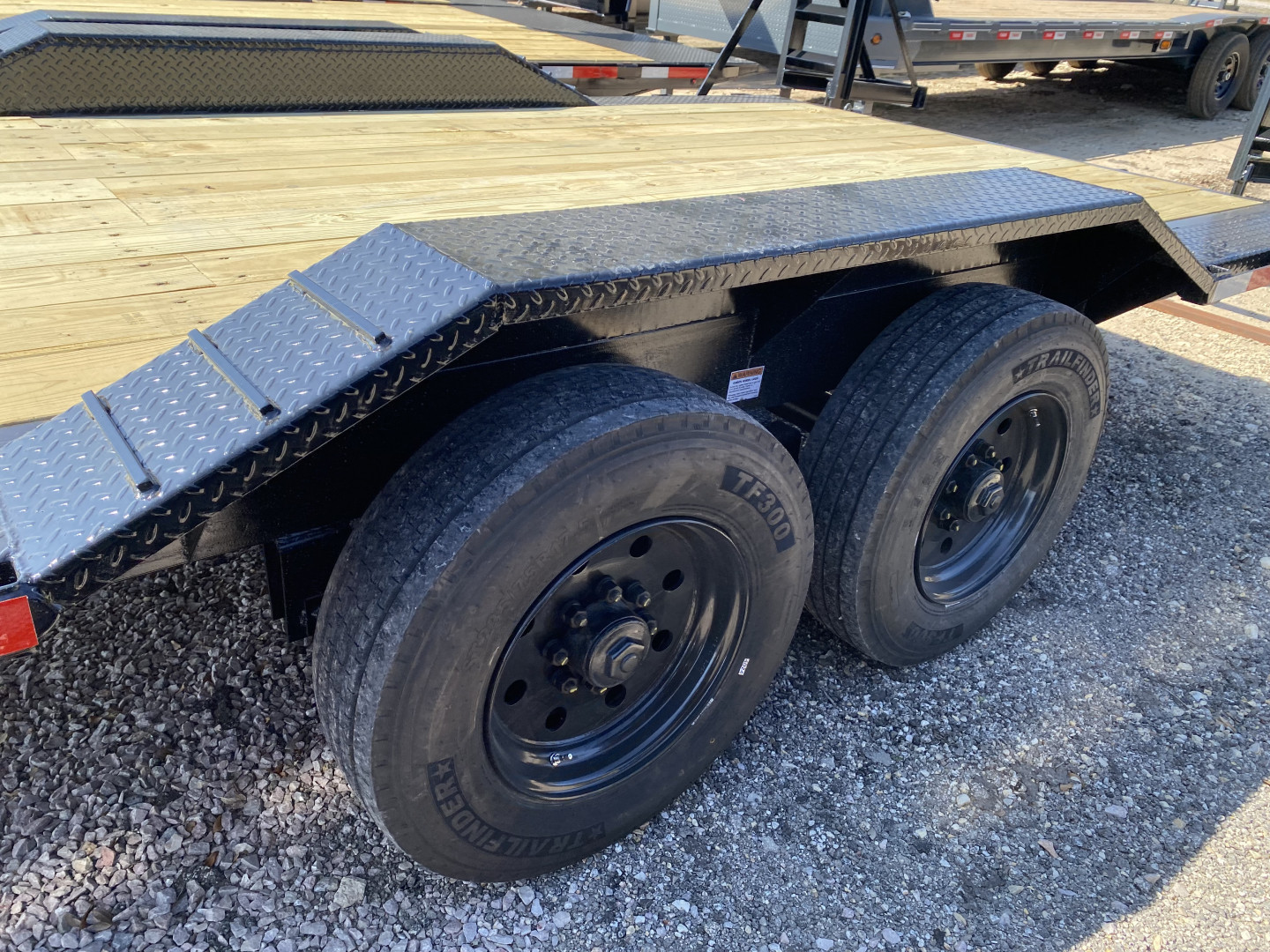 New 2025 Texas Pride Trailers Wood Deck Trailer - 102x22 Tilt Trailer