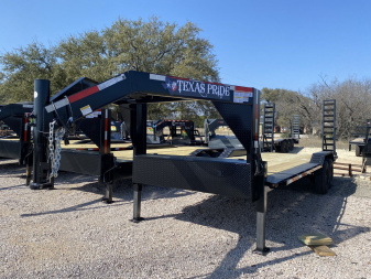 New 2025 Texas Pride Trailers Wood Deck Trailer - 102x22 Tilt Trailer