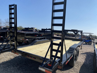 New 2025 Texas Pride Trailers Wood Deck Trailer - 102x22 Tilt Trailer
