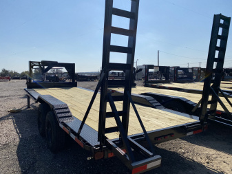 New 2025 Texas Pride Trailers Wood Deck Trailer - 102x22 Tilt Trailer