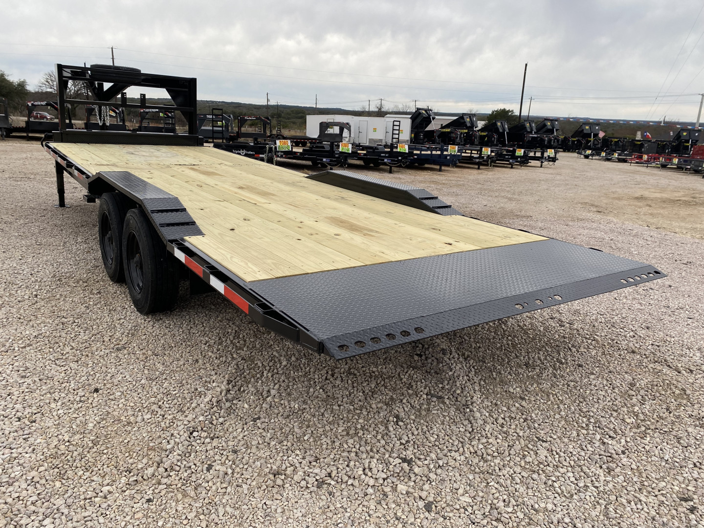 New 2025 Texas Pride Trailers - Tilt Deck Trailer 102x21 Tilt Trailer