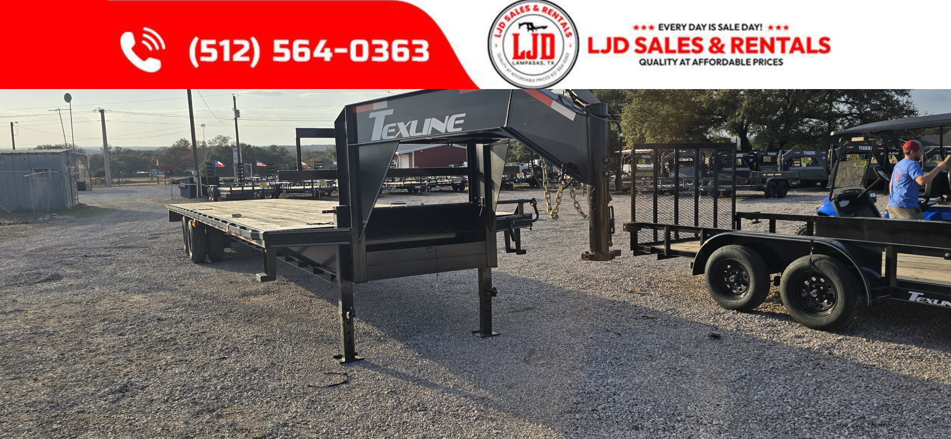 New 2024 Texline - Gooseneck Dually Flatbed/Deckover Trailer 40'