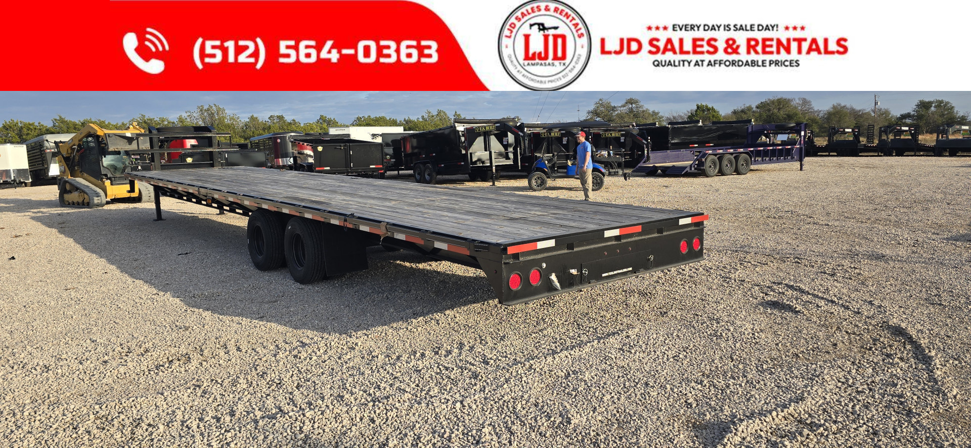 New 2024 Texline - Gooseneck Dually Flatbed/Deckover Trailer 40'