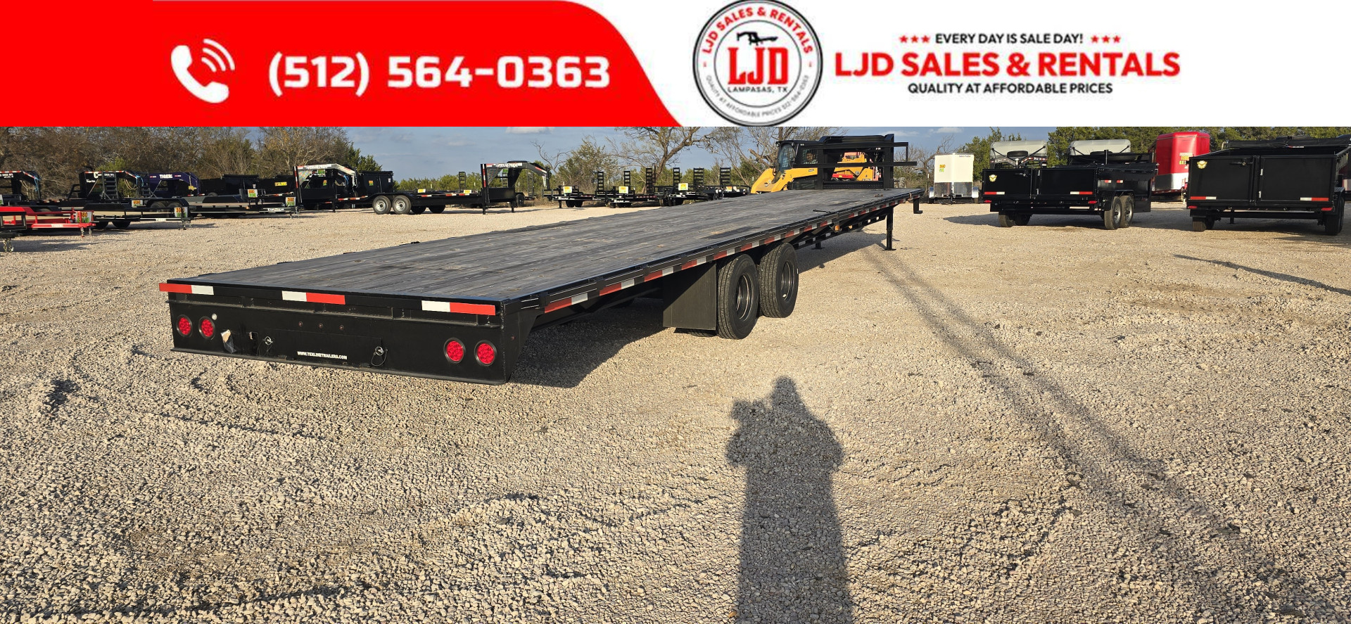 New 2024 Texline - Gooseneck Dually Flatbed/Deckover Trailer 40'