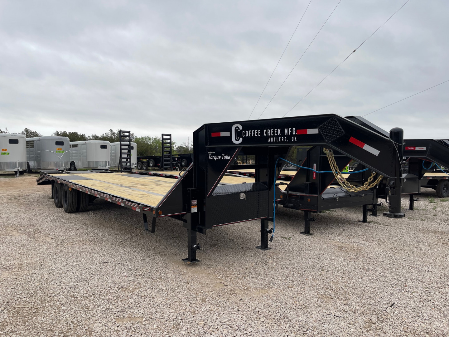 New 2025 Coffee Creek - Gooseneck Flatbed /Deckover Trailer 102"x 35'