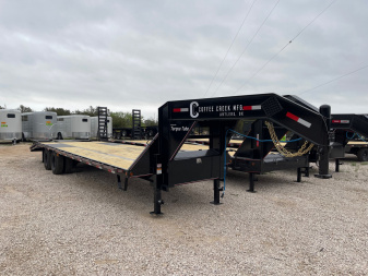 New 2025 Coffee Creek - Gooseneck Flatbed /Deckover Trailer 102 x 35'