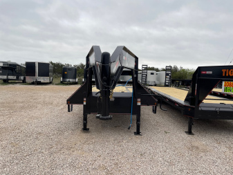 New 2025 Coffee Creek - Gooseneck Flatbed /Deckover Trailer 102"x 35'