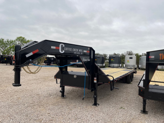New 2025 Coffee Creek - Gooseneck Flatbed /Deckover Trailer 102"x 35'