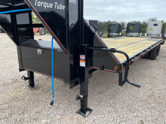 New 2025 Coffee Creek - Gooseneck Flatbed /Deckover Trailer 102"x 35'