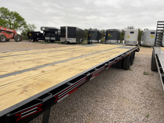 New 2025 Coffee Creek - Gooseneck Flatbed /Deckover Trailer 102"x 35'