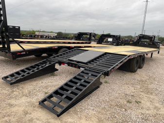 New 2025 Coffee Creek - Gooseneck Flatbed /Deckover Trailer 102"x 35'