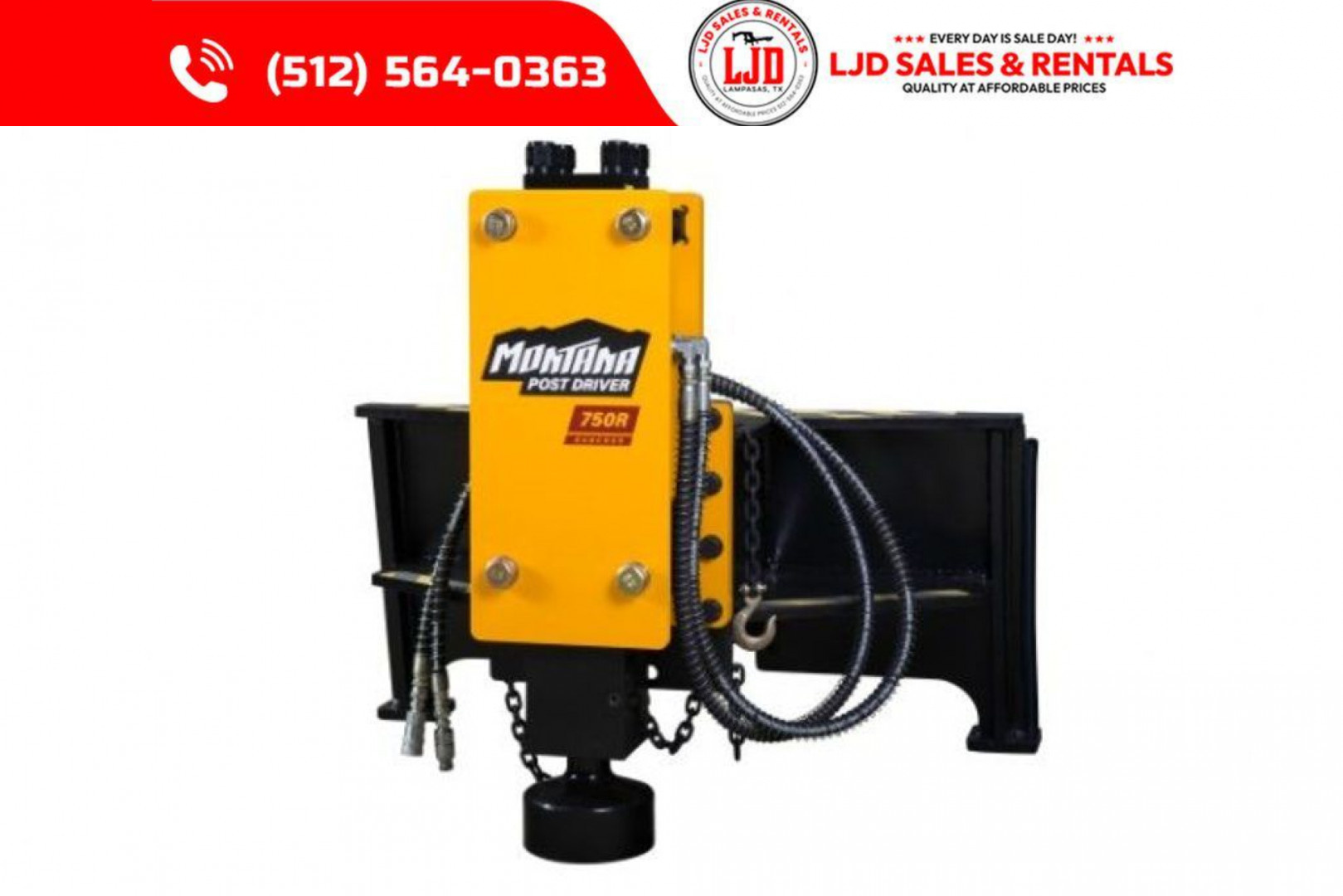 New 2025 Montana Post Driver POST DRIVERS Attachment