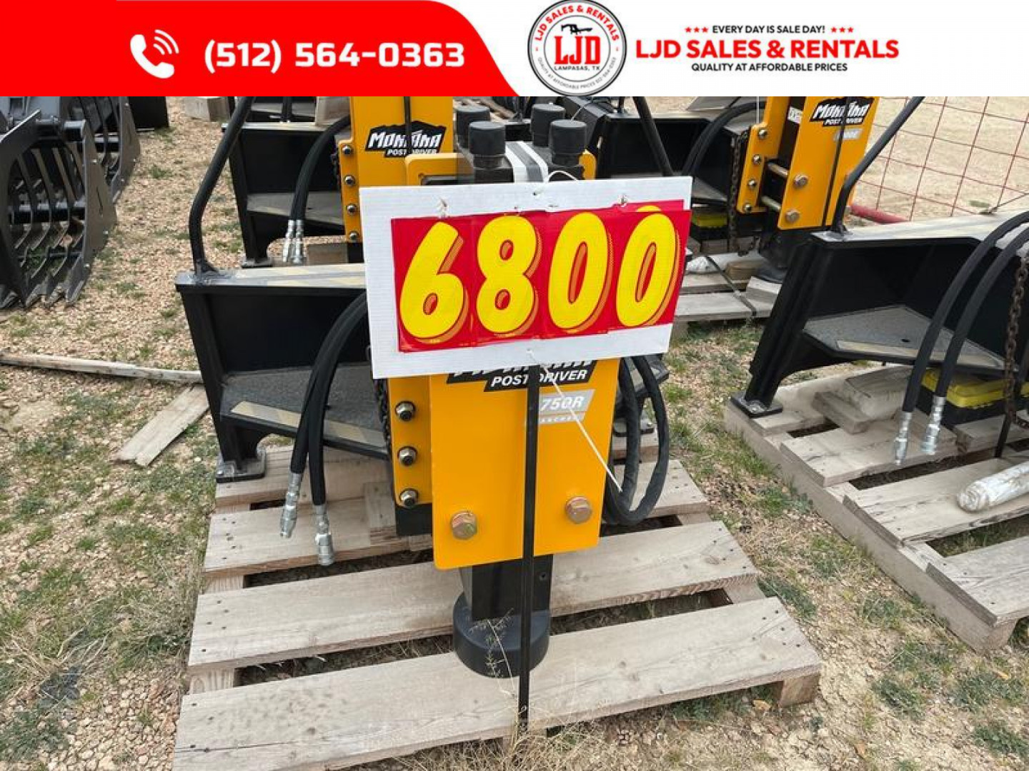 New 2025 Montana Post Driver POST DRIVERS Attachment