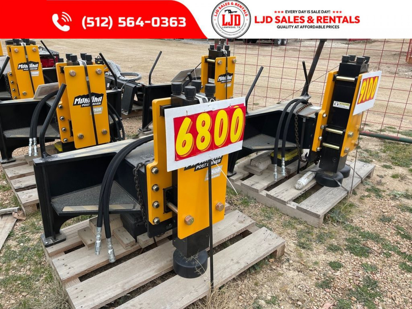 New 2025 Montana Post Driver POST DRIVERS Attachment